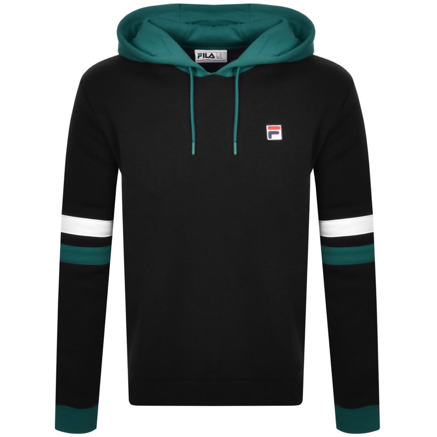 Alternative Image for ProductFila Vintage Hurley Contrast Hoodie Black1